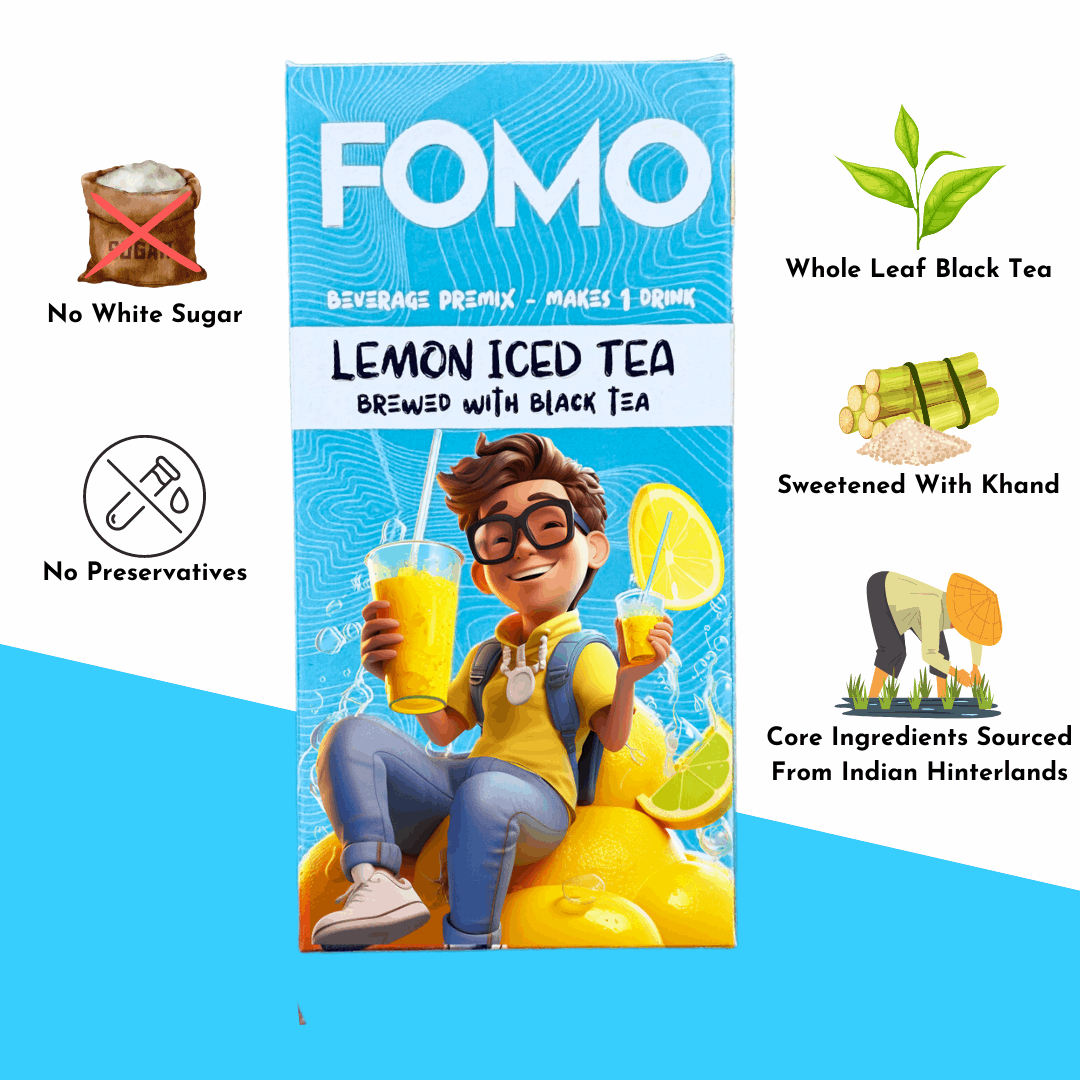 Lemon Iced Tea Premix Pack of 10